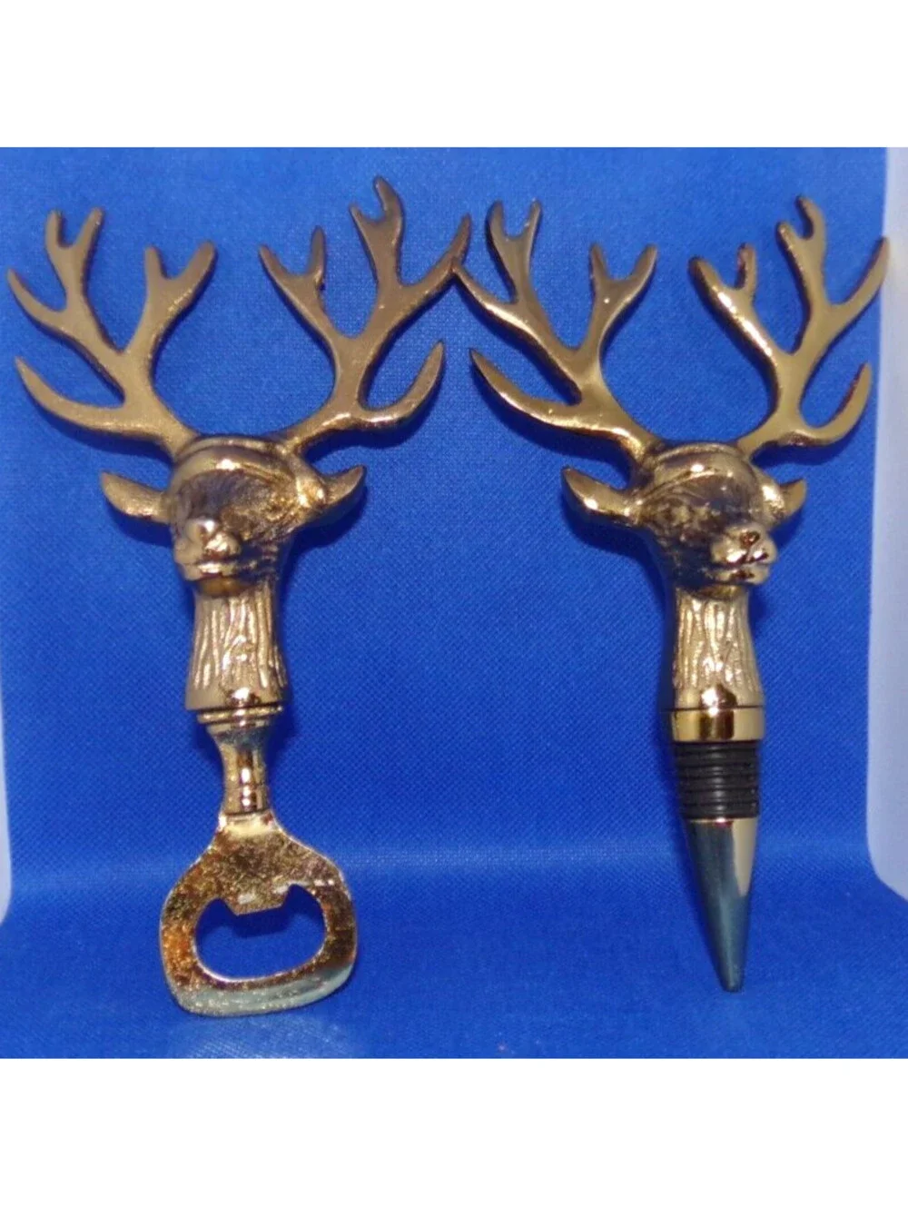 Buck Antlers Wine Stopper & Bottle Opener PRE-OWNED IN VERY GOOD CONDITION